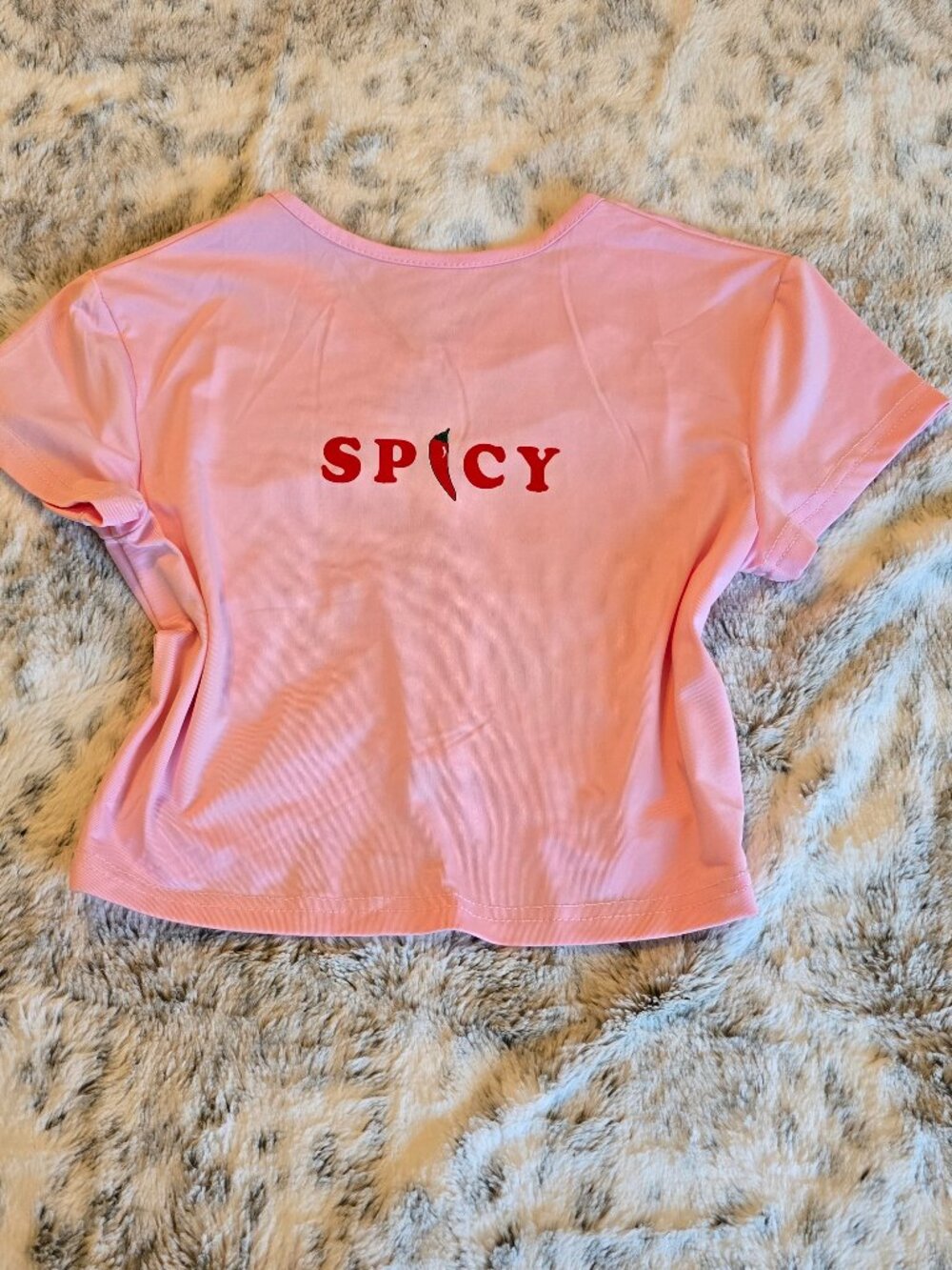 NWOT Crop Top with Ruched back, Size XS